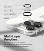 Apple iPhone 14 Pro / 14 Pro Max Camera Lens Frame Glass  | Black