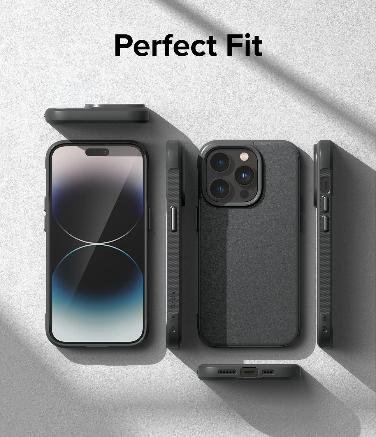 Apple iPhone 14 Pro Case Cover| Onyx Series| Dark Gray