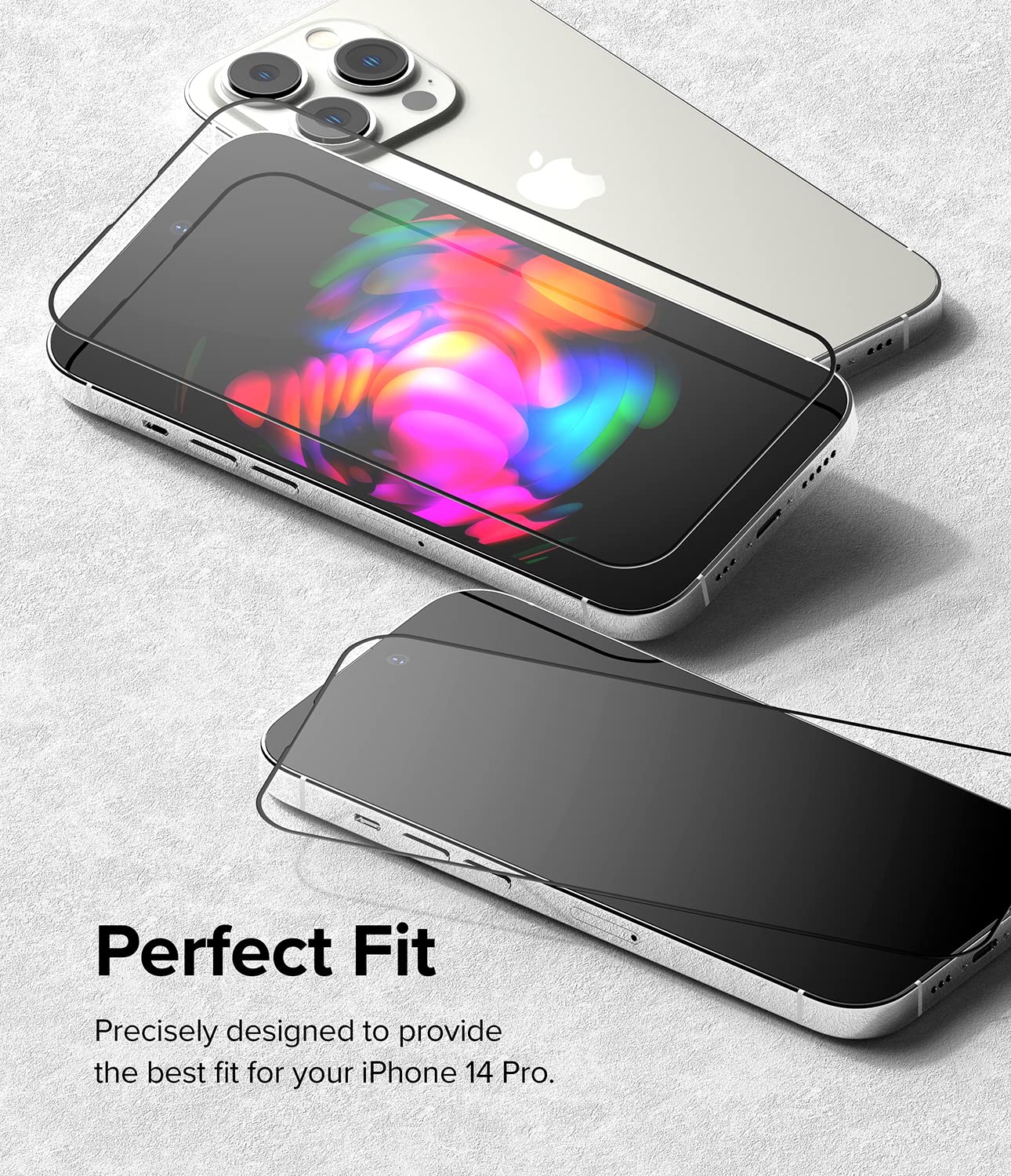 Apple iPhone 14 Pro Screen Protector| Full Cover Tempered Glass| With Installation Jig