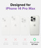 Apple iPhone 14 Pro Max Case Cover | Fusion Series | Matte Smoke Black