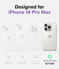 Apple iPhone 14 Pro Max Case Cover | Fusion Bumper  Series | Matte Smoke Black