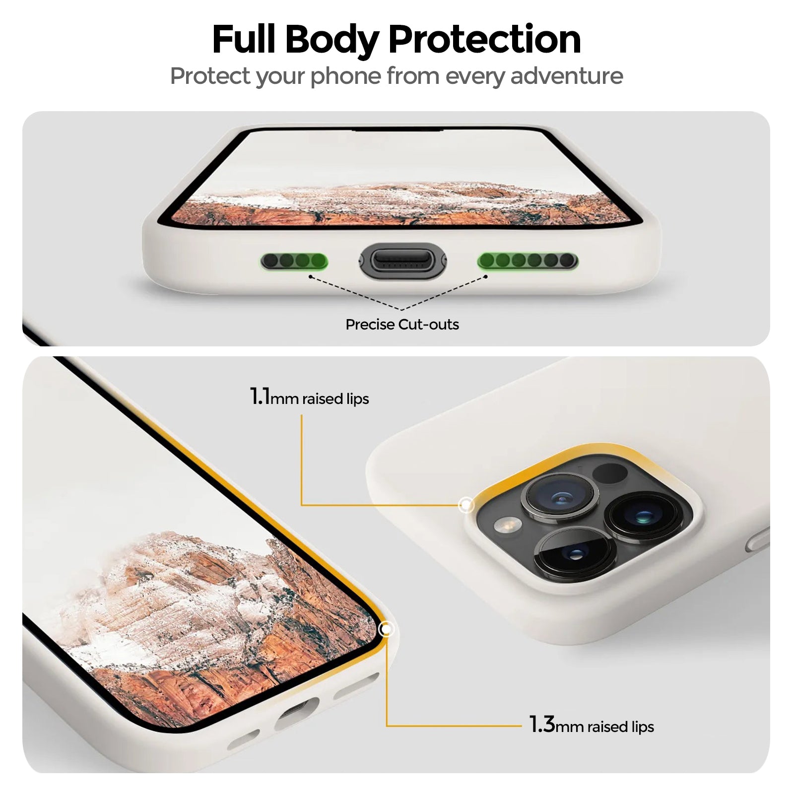 iPhone 15 Pro Case Cover | Liquid Silicone Series | Pink Sand2