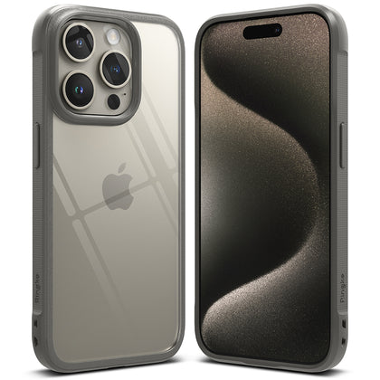 iPhone 15 Pro Case Cover| Fusion Bold Series | Gray