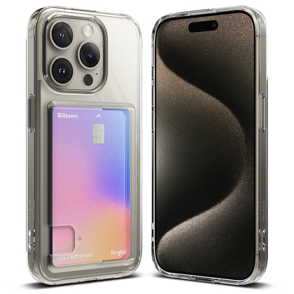 iPhone 15 Pro Case Cover| Fusion Card | Clear