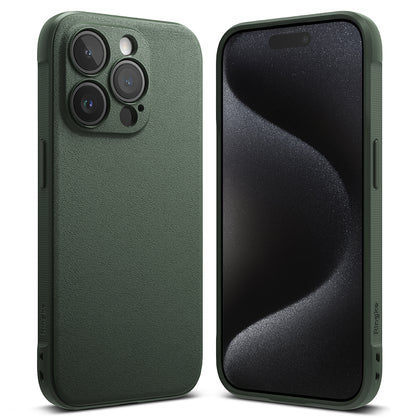 iPhone 15 Pro Case Cover| Onyx Series | Dark Green