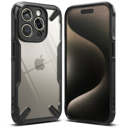 iPhone 15 Pro Case Cover| Fusion-X Series | Black