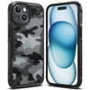 iPhone 15 Plus Case Cover| Fusion-X Series | Camo Black