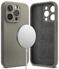 iPhone 15 Pro Max Case Cover| Silicone Magnetic Series| Gray