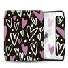 iPad 10.2 / Air 3 10.5 2019 Case| Soft TPU Floral Protective Shockproof Tablet Case Cover |Black Hearts