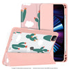 iPad 10.2 / Air 3 10.5 2019 Case| Soft TPU Floral Protective Shockproof Tablet Case Cover |Pink