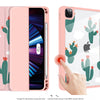 iPad 10.2 / Air 3 10.5 2019 Case| Soft TPU Floral Protective Shockproof Tablet Case Cover |Pink