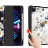 iPad Air 5/4 10.9 Inch/ iPad Pro 11 Inch Case| Soft TPU Floral Protective Shockproof Cover Tablet Case Cover |Black