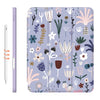 iPad Air 5/4 10.9 Inch/ iPad Pro 11 Inch Case| Soft TPU Floral Protective Shockproof Cover Tablet Case Cover |Soft Blue