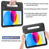 Kids Case for iPad 10 (10.9-Inch, 2022 Model, 10th Generation)| Shockproof Full-Body Handle Stand Tablet Protective Cover |Pink