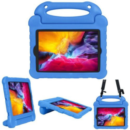 Kids Case for iPad 10 (10.9-Inch, 2022 Model, 10th Generation)|Shockproof Eva Case Cover with Rotating Handle Stand |Blue