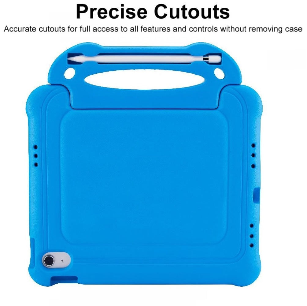 Kids Case for iPad 10 (10.9-Inch, 2022 Model, 10th Generation)|Shockproof Eva Case Cover with Rotating Handle Stand |Blue