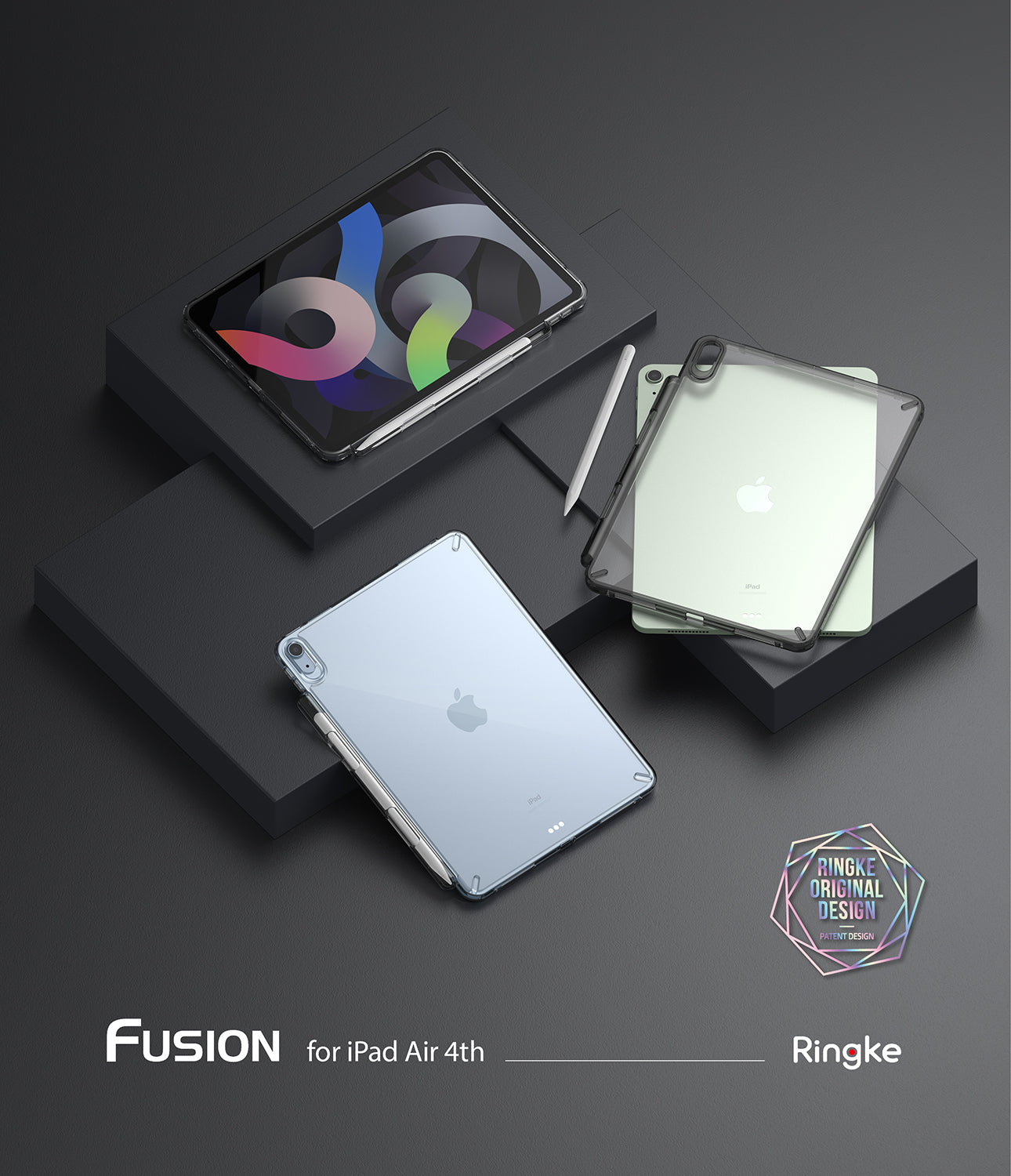 Apple iPad 15 Ringke Fusion Case Clear