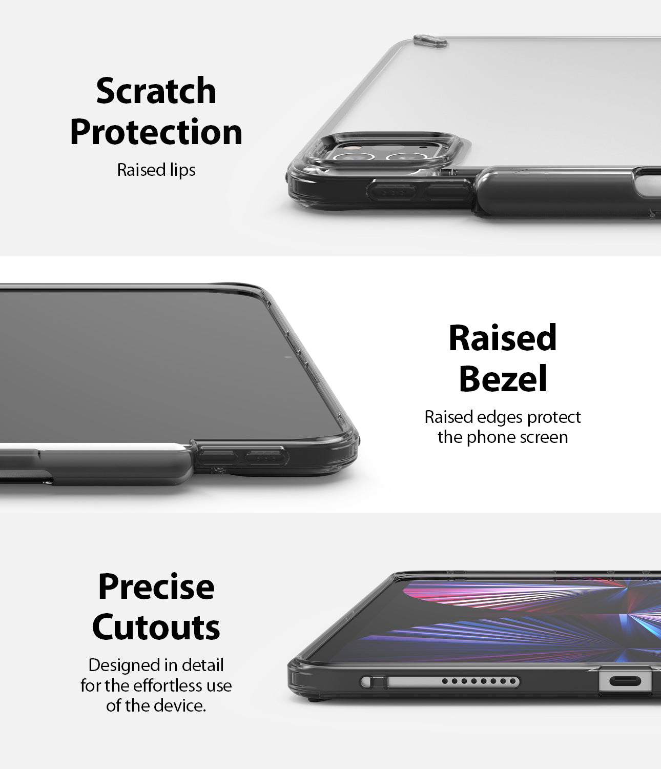 Apple iPad 16 Ringke Fusion Case Smoke Black