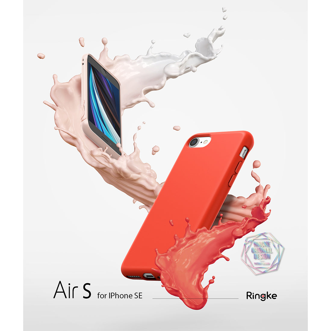 Apple iPhone SE 2 Ringke Air Series Case Red