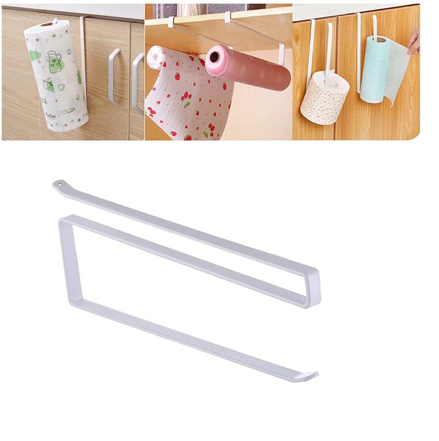 Shop O Ozone Kitchen Tissue Holder Hanging Roll Tissue Dispenser Storage Rack White clik2buy