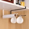 Kitchen Tissue Holder [ Towel Rack, Spoon Spatula Holder ] Hanging Roll Tissue Dispenser Storage Rack - White