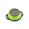 2 in 1 Foldable Silicone Kitchen Strainer [ Rice Strainer,Pasta Strainer,Vegetable Strainer,Fruits Strainer ] - Green