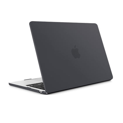 Frost Matte Rubberized Hard Case For MacBook Air 13.6 inch 2022 A2681 M2 Chip with Liquid Retina Display Touch ID, Black