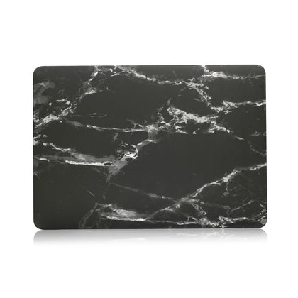 Marble Pattern Case For MacBook Air 13.6inch 2022 A2681 M2 Chip with Liquid Retina Display Touch ID,  Black & White Marble