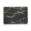 Marble Pattern Case For MacBook Air 13.6 inch Case 2024 2022 Release M3 A3113 A2681 M2 with Liquid Retina Display Touch ID,  Black & White Marble
