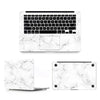 Vinyl Skin Decal Sticker For MacBook Air 13.6 inch M2 chip 2022 Model A2681 Protective Decorative Anti-Scratch Cover - Off-White Marble