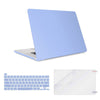 Matte Case For MacBook Pro 13 inch M2 2022-2016 A2338 M1 A2251 A2289 A2159 A1989 A1708 A1706 Casel&Keyboard Skin&Screen Protector- Tranquility Blue