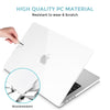 Crystal Clear Case For MacBook Pro 14 inch Case 2023 2022 2021 Release M3 A2918 A2992 M2 A2779 M1 A2442 Pro Max Chip - Clear