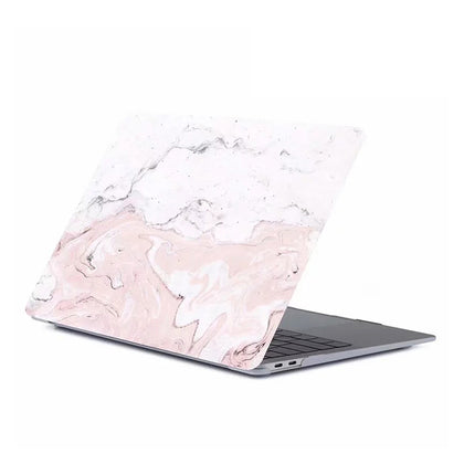 Hard Case for Macbook Pro 16 Inch Cover 2019 UV Printed Compatible with A2141 White Rose Marble