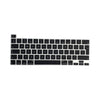 Macbook Keyboard Skin for MacBook Pro 16 inch 13 inch M1 Keyboard Cover 2019 2020 Compatible with A2338, A2289, A2251, A2141 UK English Layout Black