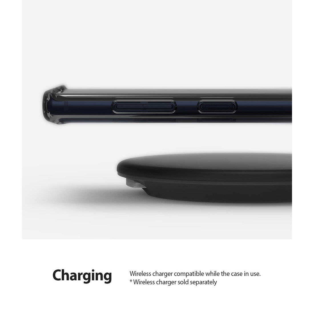 Samsung Note 10 Plus Ringke Fusion Case Smoke Black