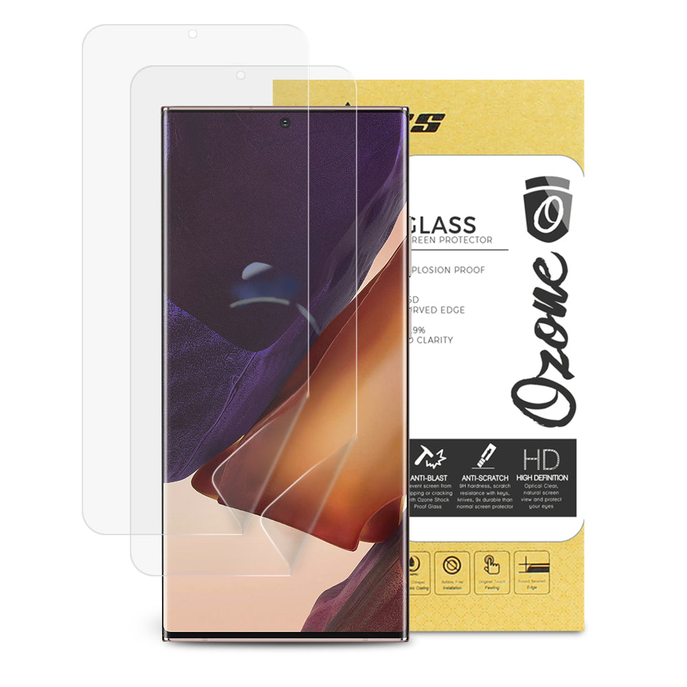 Samsung Galaxy Note 20 Ultra Screen Protectors | Flexible TPU Film Full Coverage Screen Guard | Pack Of 2 Front Only