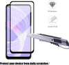 Pack Of 2 for Oppo Reno8 Z 5G Tempered Glass Screen Protector- Black