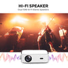 WiFi Projector[ 400 ANSI Lumens/ Screen Size 38-200 inch ] [Mobile Screen Mirroring ] Native Resolution 1080P Video Projectors