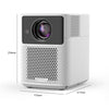 Smart Android Projector With 150 Inch Projector Screen 700ANSI Lumens Auto Focus & Auto Keystone