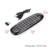 C120 RGB 7 Color Backlight Fly Air Mouse Wireless Backlit Remote Control