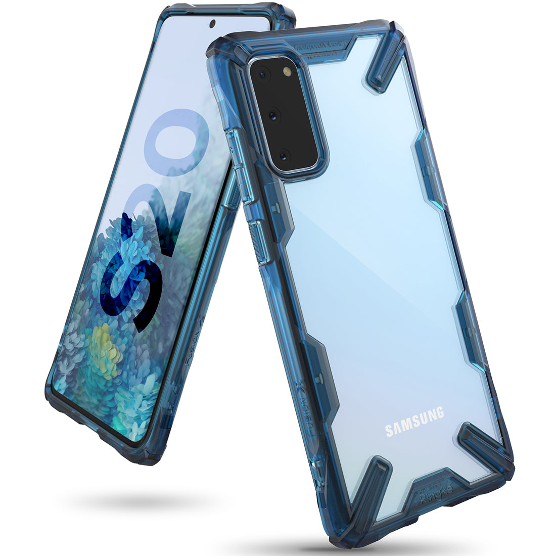 Samsung S20 Ringke Fusion X Case Blue