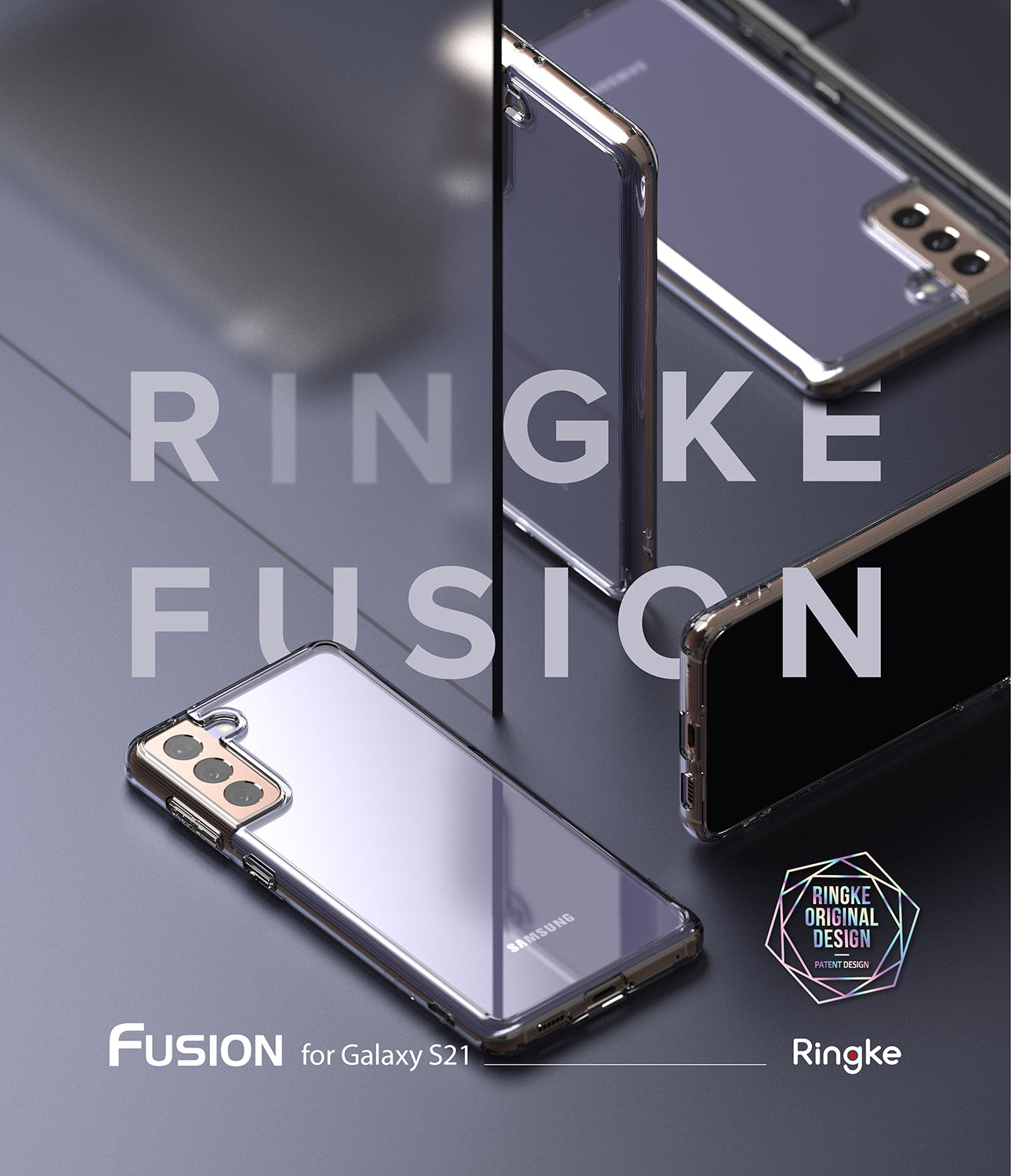 Samsung Galaxy S21 Case Cover| Fusion Series| Clear