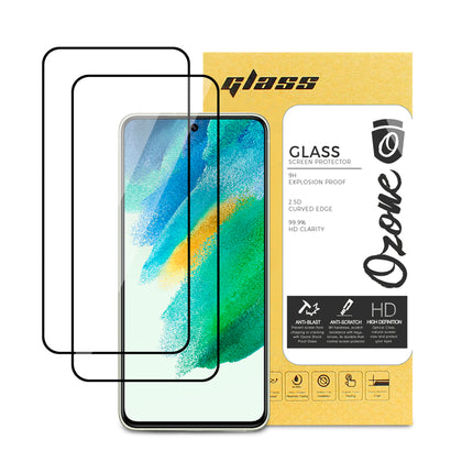 Samsung Galaxy S21 FE 5G Screen Protector | Tempered Glass | 2 Pack - Black