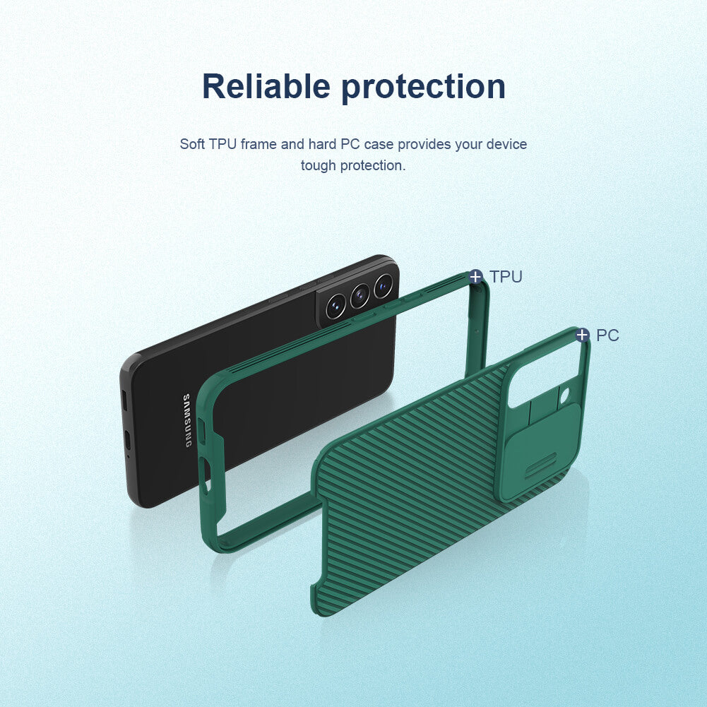 Samsung Galaxy S22 Case | CamShield Pro Phone Cover | Blue