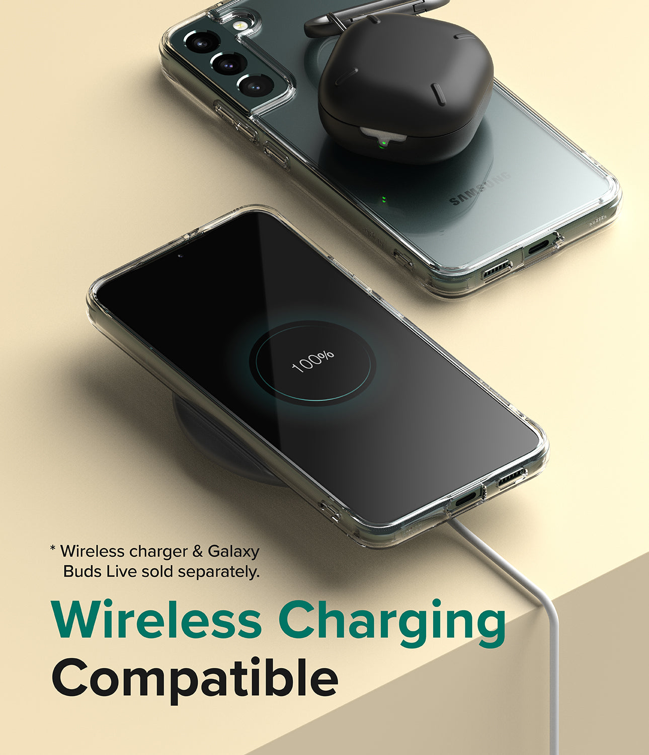 Samsung Galaxy S22 Plus Case Cover| Fusion Series| Matte Clear