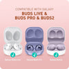 Marble Bundle for Samsung Galaxy S22 5G Ultra Case + Galaxy Buds Case |Pink