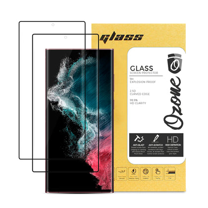 Samsung Galaxy S22 Ultra Screen Protector | Tempered Glass | 2 Pack - Black