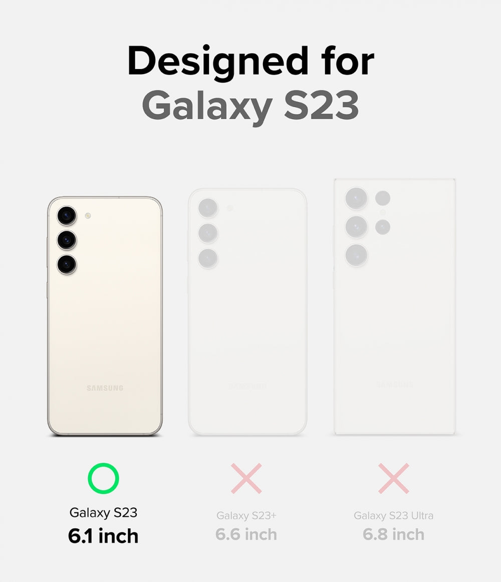 Samsung Galaxy S23 Case Cover | Fusion-X Series | Black