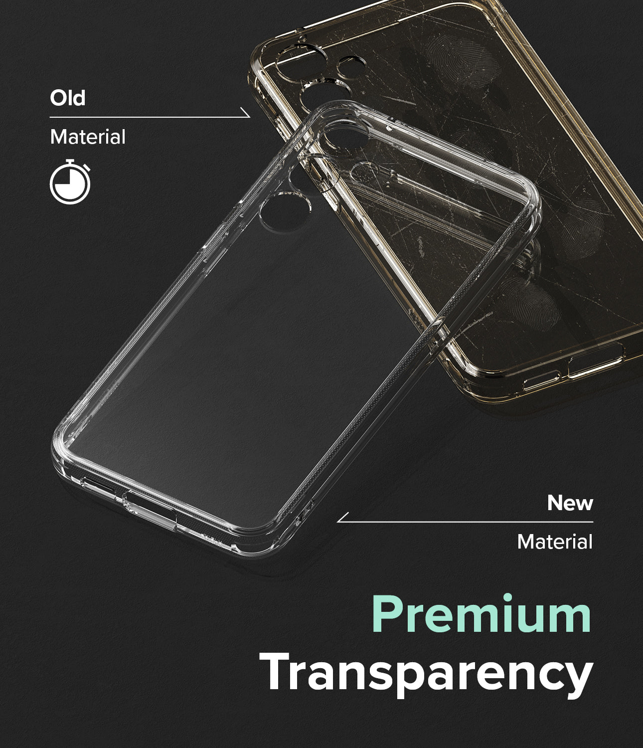 Ringke - Samsung Galaxy S23 FE Case Cover | Fusion Series | Clear