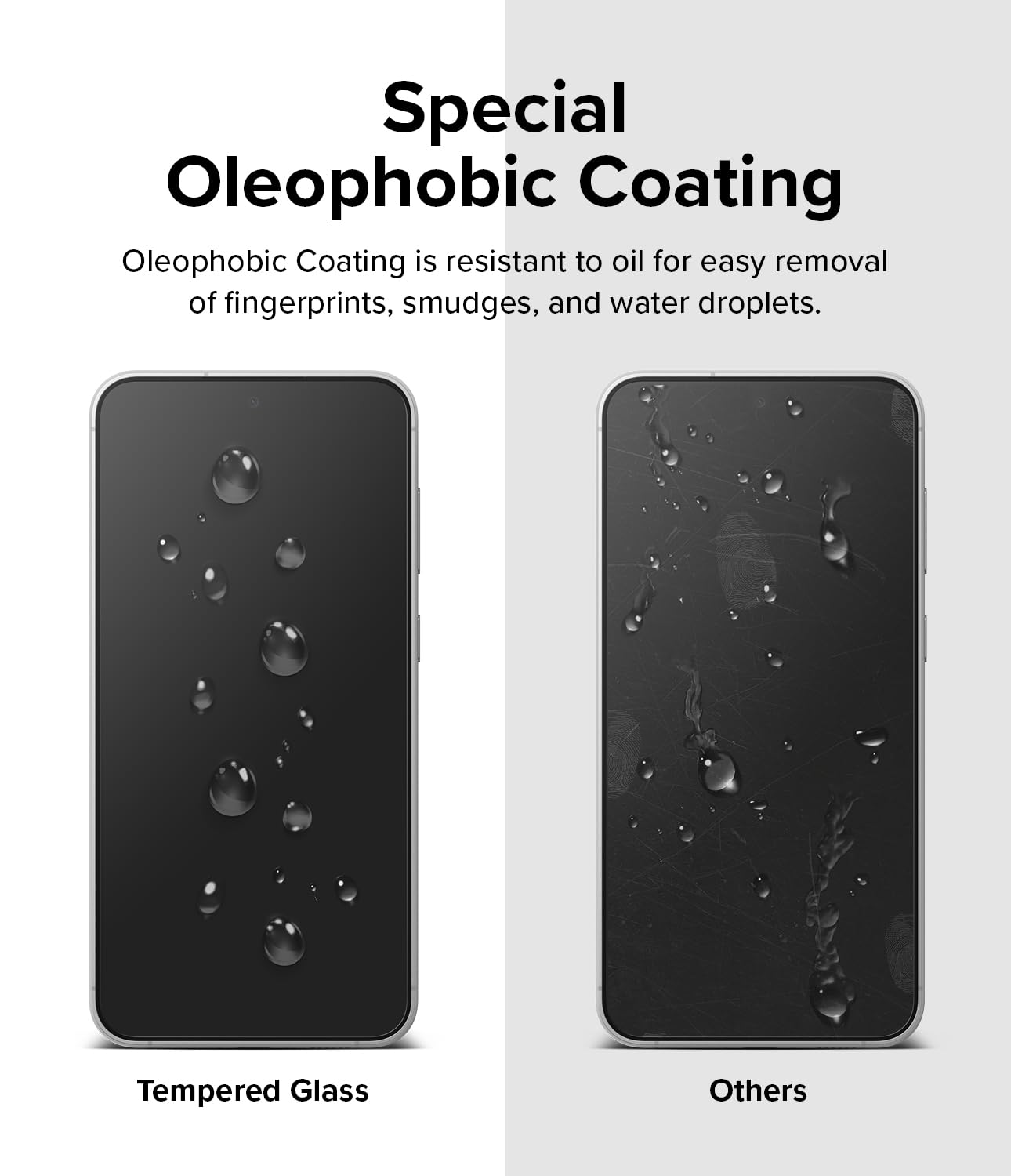 Ringke - Samsung Galaxy S23 FE Screen Protector Tempered Glass| 2 Pack With Installation Jig